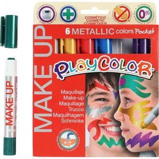 Pocket make up metallic 6 colores surtidos playcolor 01011