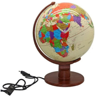 Esfera terrestre 25 cm marco polo con luz interior 320074