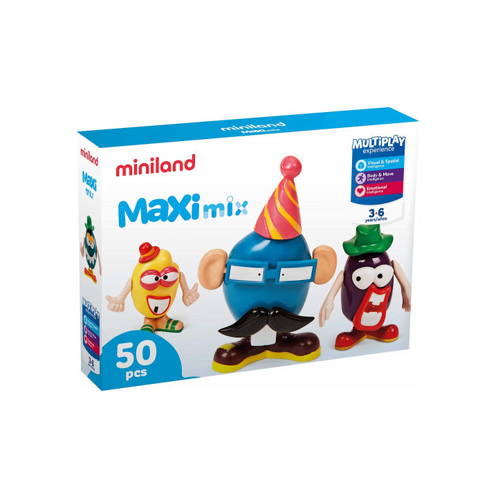 Juego maximix 50 piezas miniland 97115