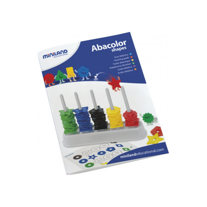 Abaco con surtido de formas y colores miniland 95270