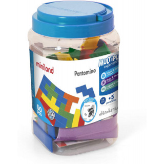 Juego didactico pentominos de colores miniland 95219