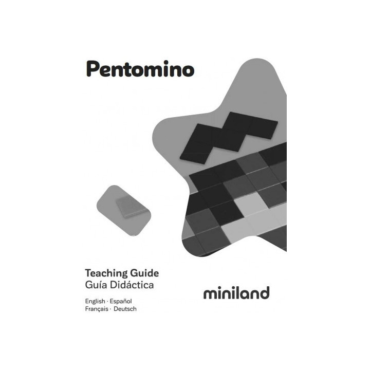 Juego didactico pentominos de colores miniland 95219