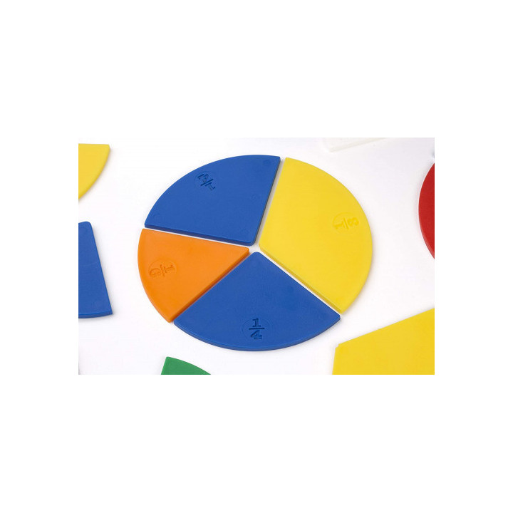 Juego fracciones 60 piezas miniland 95218