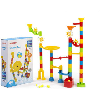 Marble run 60 pcs. miniland 94116