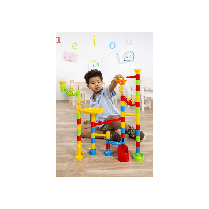 Marble run 60 pcs. miniland 94116
