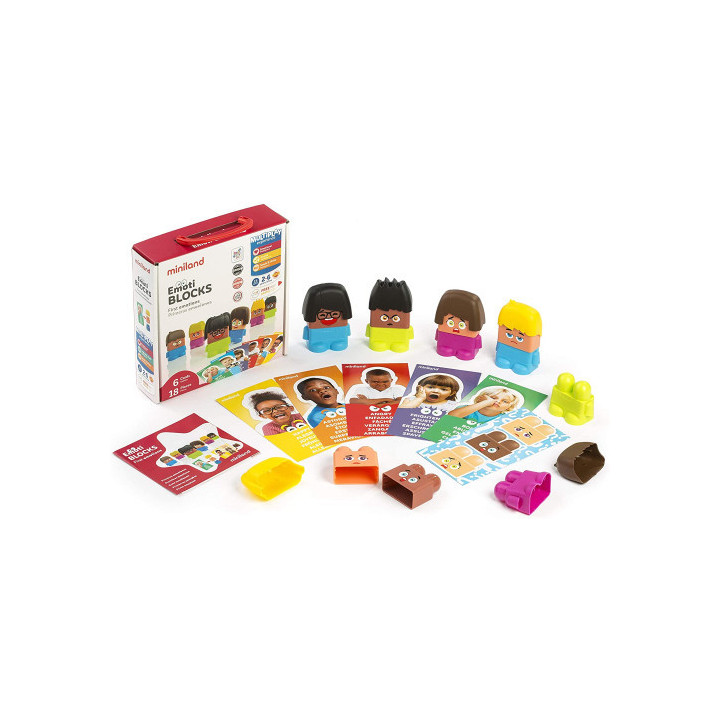 Juego emotiblocks 6 personajes miniland 32350