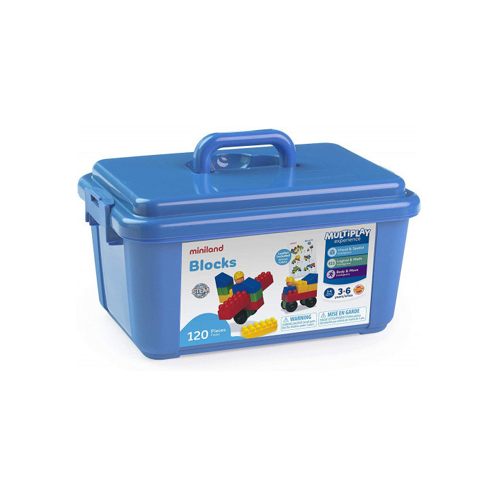 Juego super kim bloc 120 piezas miniland 32310