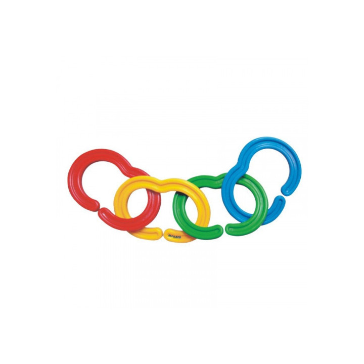 Juego cadena plastico seriacion y clasificacion 60 unidades miniland 31711