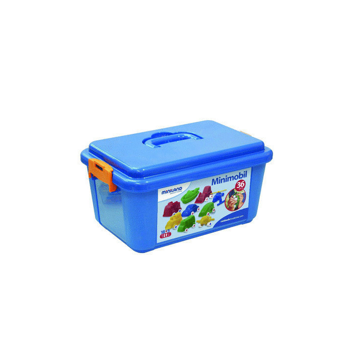 Juego minimobil 36 vehiculos surtidos miniland 27471