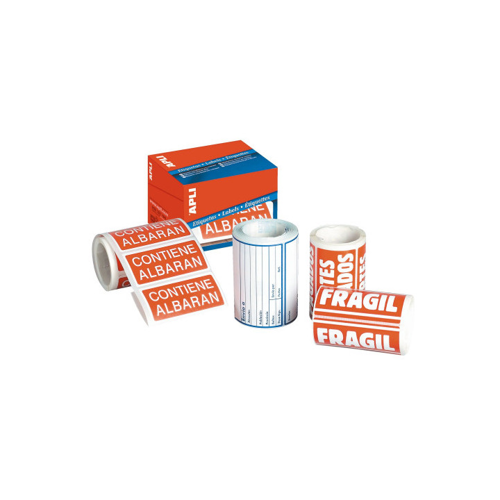Rollo 200 etiquetas "contiene albaran" 295 apli