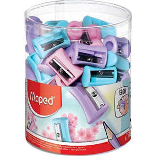 Bote 75 sacapuntas vivo pastel 1 orificio maped 63011