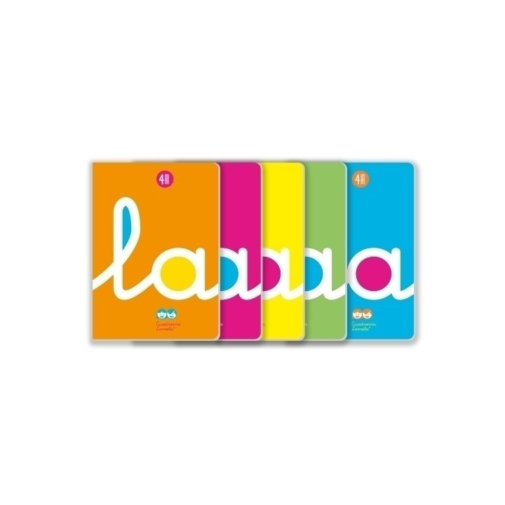 Libreta lamela formato a4 rayado 4 mm - 50 hojas polipropileno 90 grs. lamela 06a4p04