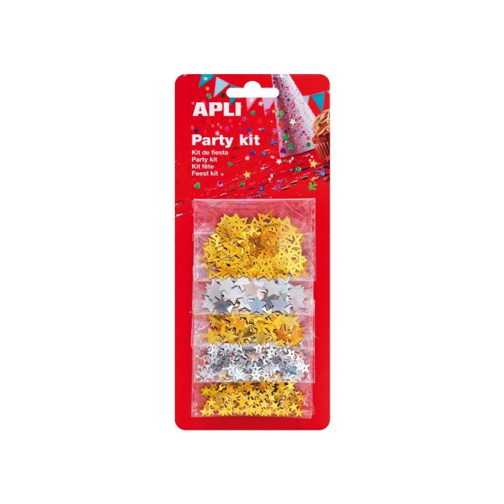 Apli Confeti Estrella Surtido - Ideal para Fiestas