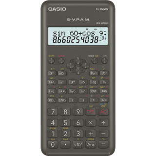 Calculadora cientifica de 12 dígitos casio fx-82ms-2-w-et-b