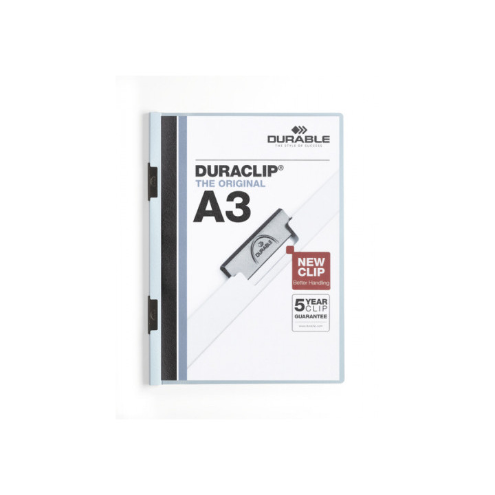 Dossier con clip 60 h a3 azul durable 2218-06