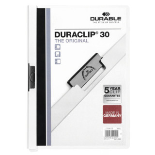 Dossier con clip 30 h a4 blanco durable 2200-02
