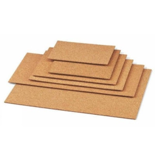 Caja de 10 laminas de corcho de 4 mm. 20x30 cm. faibo 605-spi