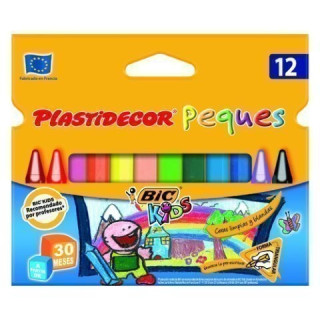 Estuche 12 ceras especiales para peques plastidecor forma triangular plastidecor 8757741