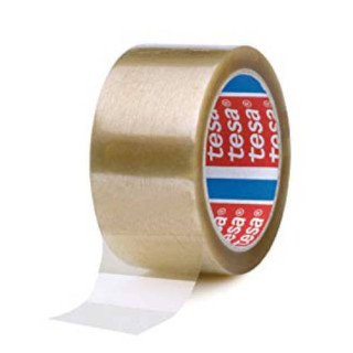 Cinta de embalaje silenciosa en polipropileno 50mm.x66m. transparente tesa 04024-00234-04