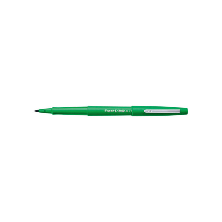 Rotulador flair punta fibra nylon verde papermate s0191033
