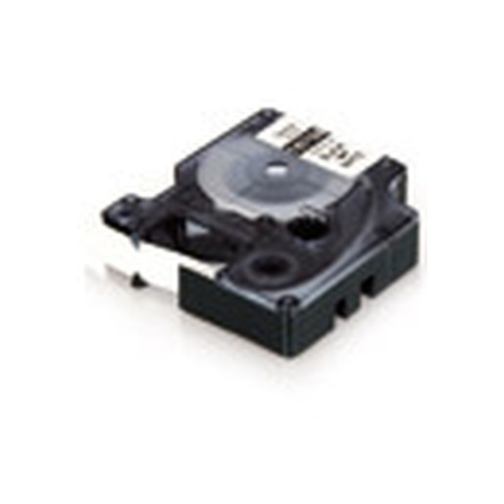 Cinta rotuladora rhinopro vinilo negro/blanco 12mm dymo 018444
