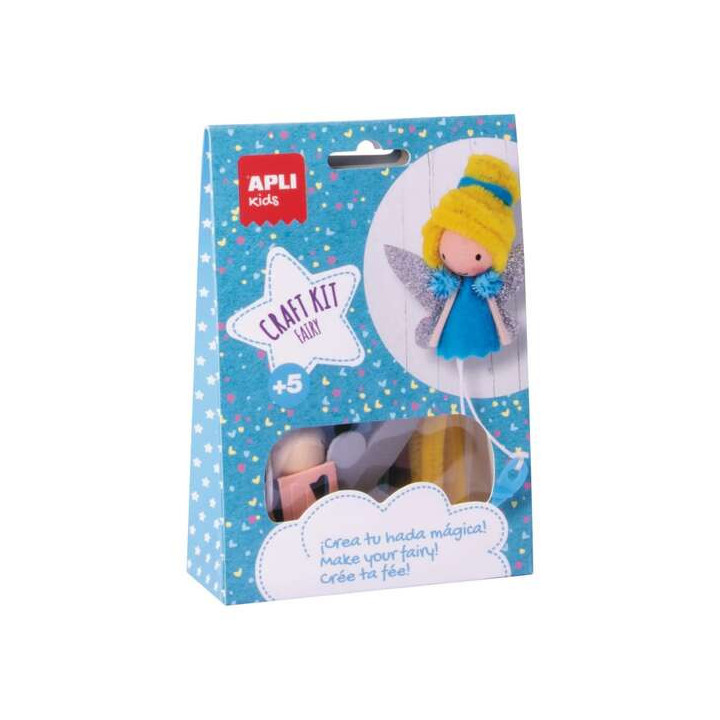 Apli Mini Kit de Manualidades Hada Magica - Reduce el Estres - Mejora la Memoria - Desarrolla la Coordinacion