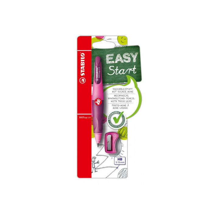 15mm. para diestros rosa stabilo b-46870-5