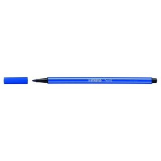 Rotulador punta fibra media 1mm. pen 68 azul marino stabilo 68/32