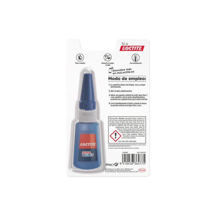 Loctite superglue-3 xxl 20g loctite 2961156