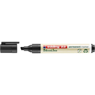 Marcador permanente edding ecoline 22 color negro edding 22-001
