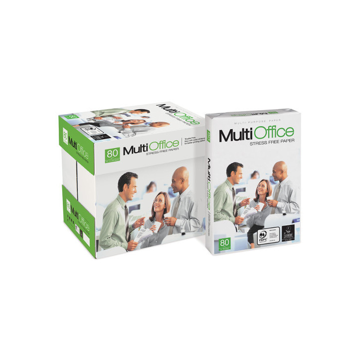Paquete 500h papel fit standard 80gr a4 multioffice cie 161 mlt0800415