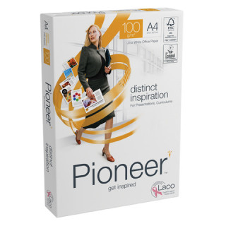 Paquete 250h papel distinct premium 100gr a4 pioneer cie 169 pnr1000069