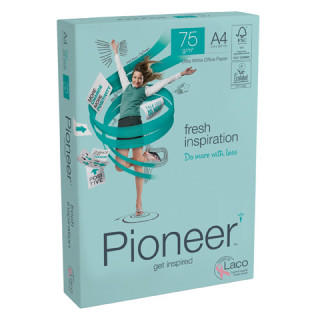 Paquete 500h papel fresh premium 75gr a4 pioneer cie 169 pif0750040