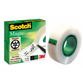 Rollo cinta invisible 19mm x 33m magiccaja cartón 810/1933 scoth 7100024666