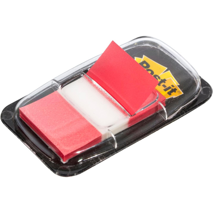 Pack 2 dispensadores x 50 marcadores index 25,4x43,2mm colores rojo/amarillo 680-ry2 post-it 7000052571