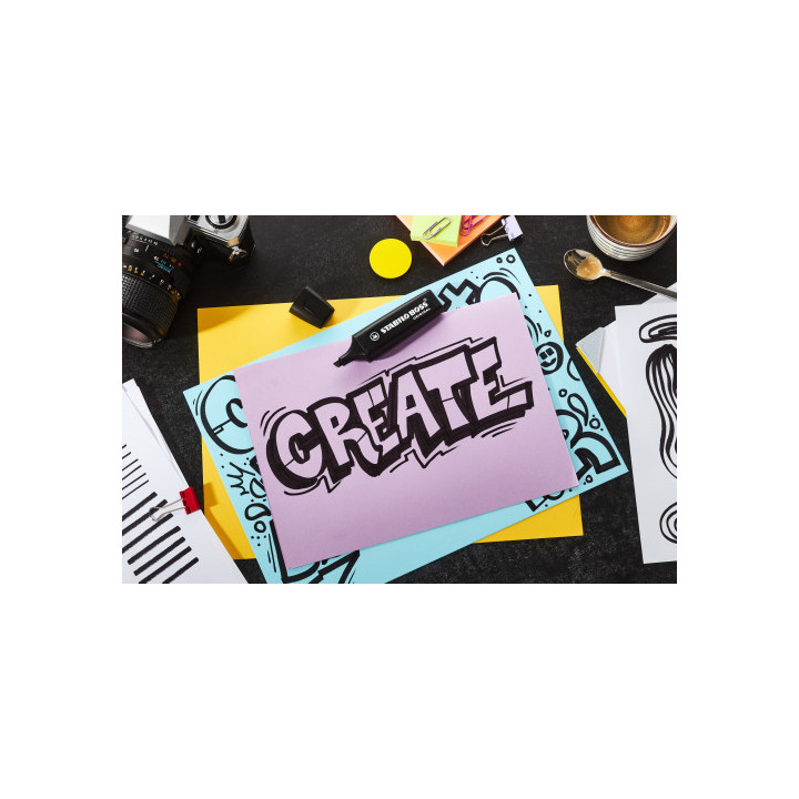 Marcador stabilo boss original naturecolors - negro stabilo 70/46