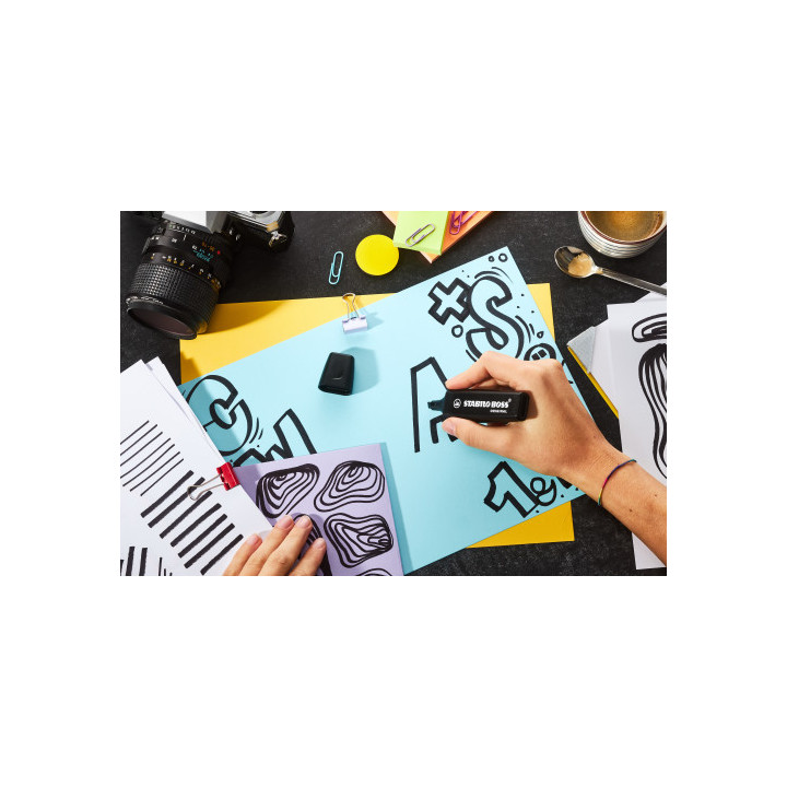 Marcador stabilo boss original naturecolors - negro stabilo 70/46