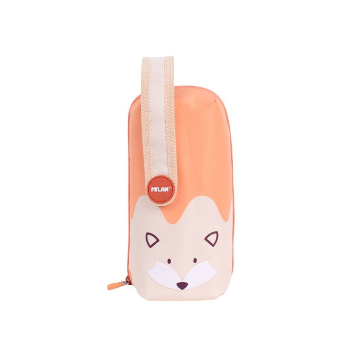 Milan Fun Animals Pack de 4 Estuches con Contenido de Serie - Contenido: Goma de Borrar