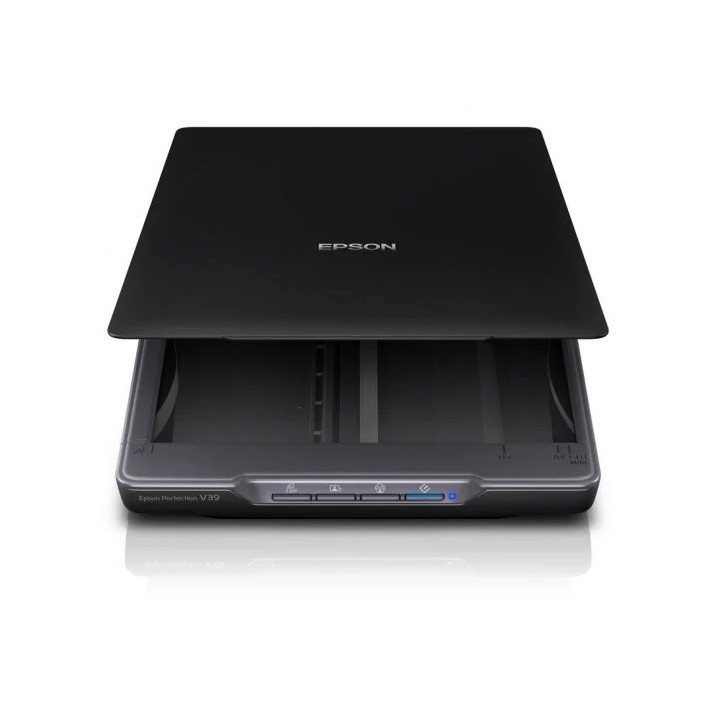 Epson Perfection V39II Escaner Fotografico y de Documentos 4800ppp - Alimentacion y Conectividad por USB - Fabricado con un 30%