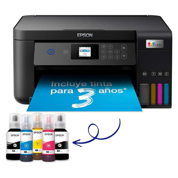 Epson EcoTank ET2870 Impresora Multifuncion Color WiFi 33ppm - Pantalla LCD Color
