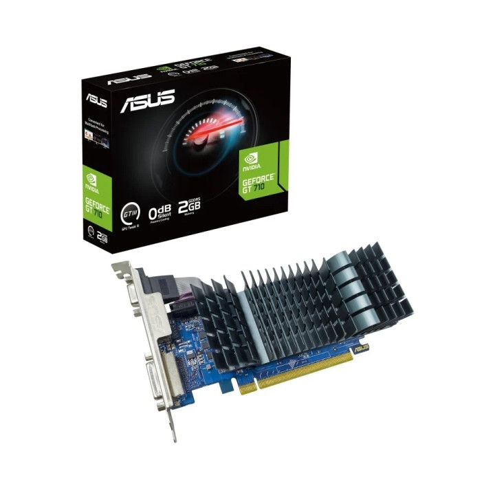 Asus GeForce GT 710 SL EVO BRK Tarjeta Grafica 2GB GDDR5