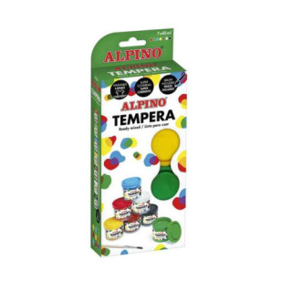 Estuche tempera 7 x 40ml alpino dm020921