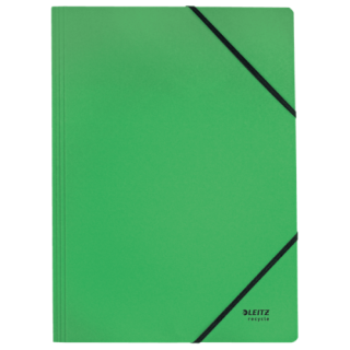 Carpeta de carton con gomas y sin solapas a4 recycle 100% verde leitz 39080055