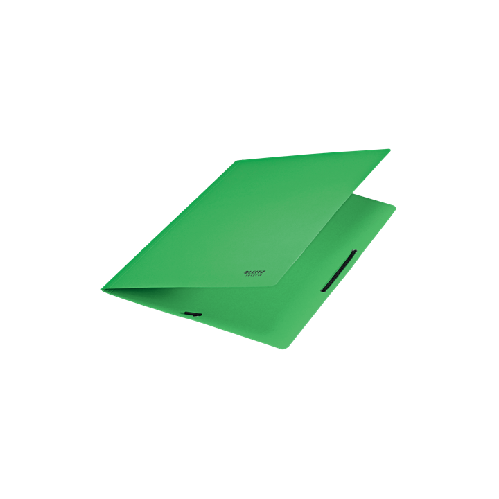 Carpeta de carton con gomas y sin solapas a4 recycle 100% verde leitz 39080055