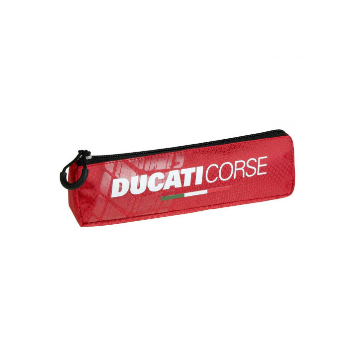 Estuche pequeño 1 compartimento rojo 21 x 6 x 5 cm. ducati 18209051300