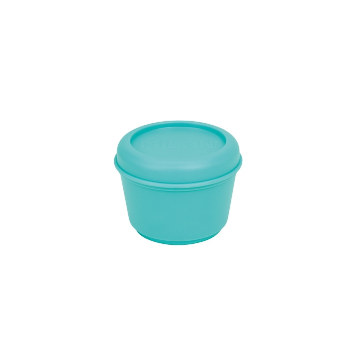 Milan Sunset Fiambrera Hermetica Redonda de 0.25L - Libre de BPA - Tapa de Rosca - Apto para Microondas