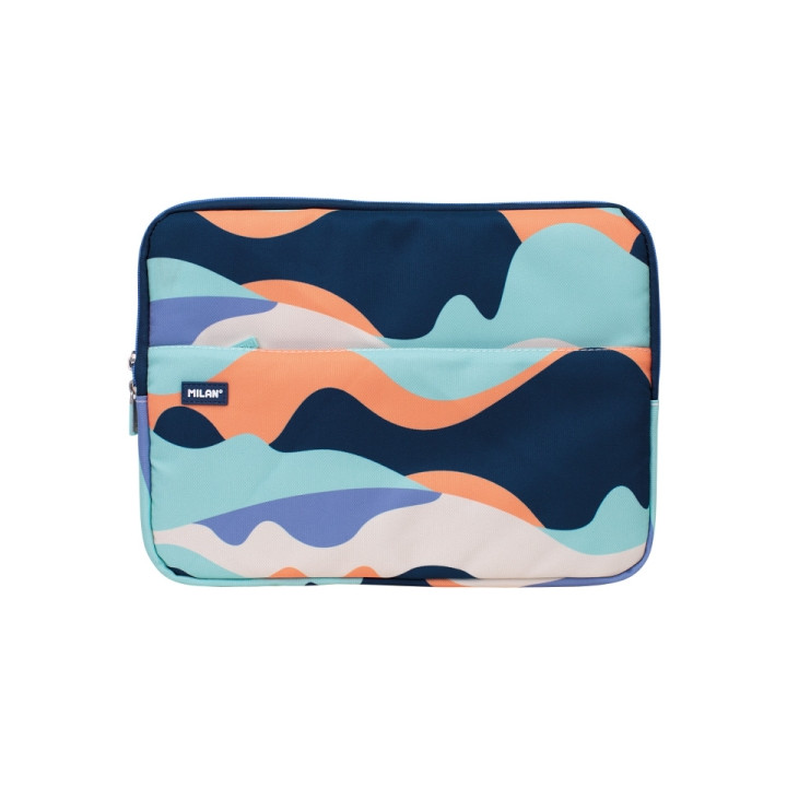 Milan The Fun Funda para Portatiles hasta 13" - Cierre de Cremallera con Tirador - Bolsillo Delantero - 34.5x26x2.5cm - Multico
