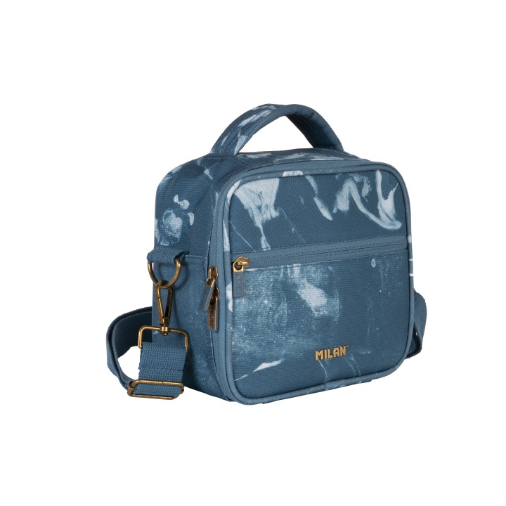 Milan Lava Bolsa Isotermica Porta Alimentos de 3.5L - Incluye 3 Recipientes - 23x20x11cm - Color Azul