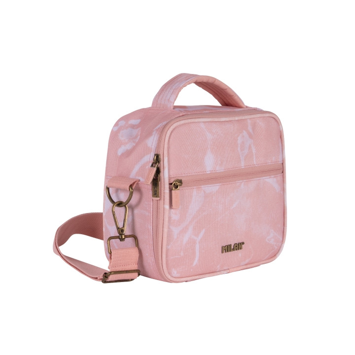 Milan Lava Bolsa Isotermica Porta Alimentos de 3.5L - Incluye 3 Recipientes - 23x20x11cm - Color Rosa