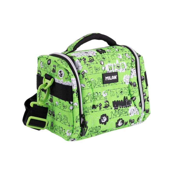 Milan Tandem 2 Bolsa Isotermica Porta Alimentos de 5L - Gran Capacidad - Apertura Total - 24.5x20x16cm - Color Naranja